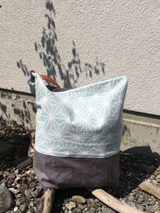 Tasche it zwei Tragvariante 2teiliger Aussenstoff AU Maison beschichtete Leine mit Canvas