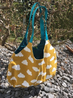 Tasche Heinrich mit Canvasstoff aussen